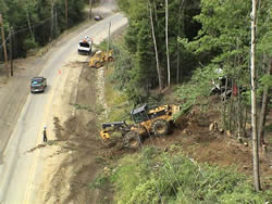 Commercial and DOT Certified roadside clearing by Maine Tree and Landscape